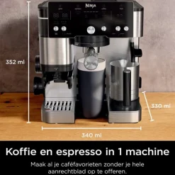 Ninja Luxe Café Essential 2-in-1 Espressomachine ES501EU Online
