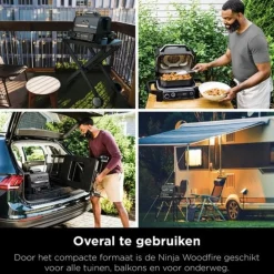 Ninja Woodfire 7-in-1 Elektrische Barbecue OG701EU New