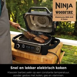 Ninja Woodfire 7-in-1 Elektrische Barbecue OG701EU New