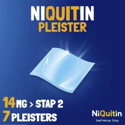 Niquitin Clear Pleister Stap 2 - 14 mg - Nicotinepleister Sale