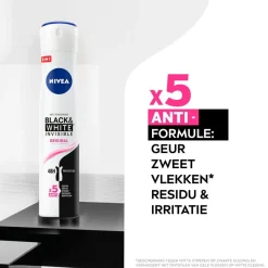 Nivea Black & White Invisible Original Antitranspirant Spray Online