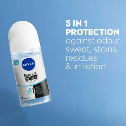 Nivea Black & White Invisible Pure Antitranspirant Roller Outlet