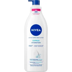 Nivea Express Hydratation Bodylotion met Pomp Hot