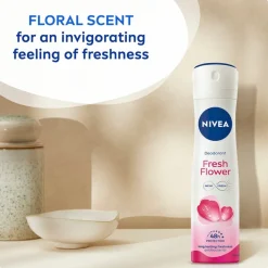 Nivea Fresh Flower Deodorant Spray New
