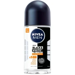 Nivea Men Black & White Invisible Ultimate Impact Antitranspirant Roller Hot