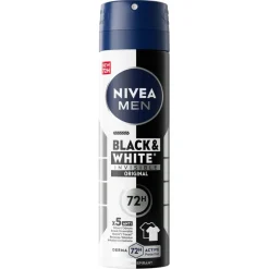 Nivea Men Black & White Invisible Original Antitranspirant Spray Best