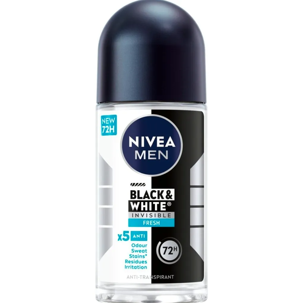 Nivea Men Black & White Invisible Fresh Antitranspirant Roller Sale