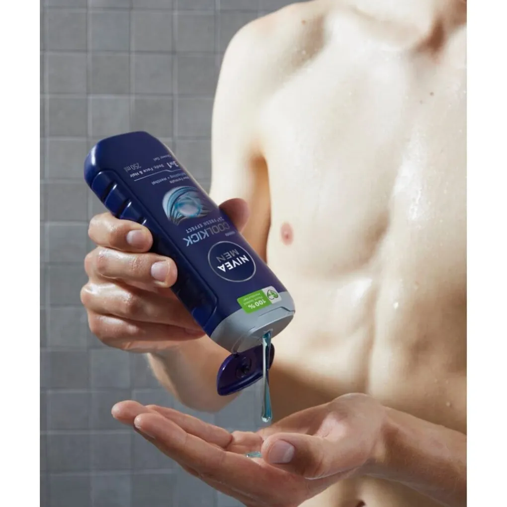 Nivea Men Cool Kick 3-in-1 Douchegel Sale