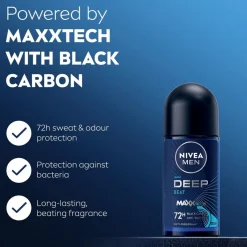 Nivea Men Deep Beat Antitranspirant Roller New