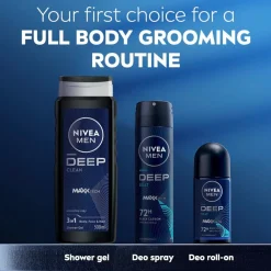 Nivea Men Deep Beat Antitranspirant Roller New