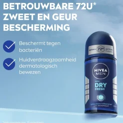Nivea Men Dry Fresh Antitranspirant Roller New