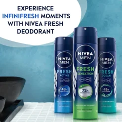 Nivea Men Sensation Fresh Deodorant Spray Hot