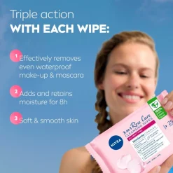 Nivea Skincare NIVEA Rose Care Micellair Reinigingsdoekjes Clearance