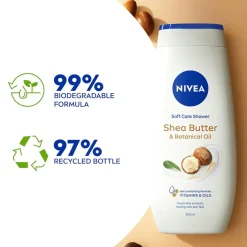 Nivea Soft Care Shower Shea Butter & Botanical Oil Douchegel Outlet