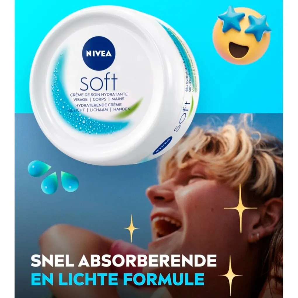 Nivea Soft Hydraterende Crème