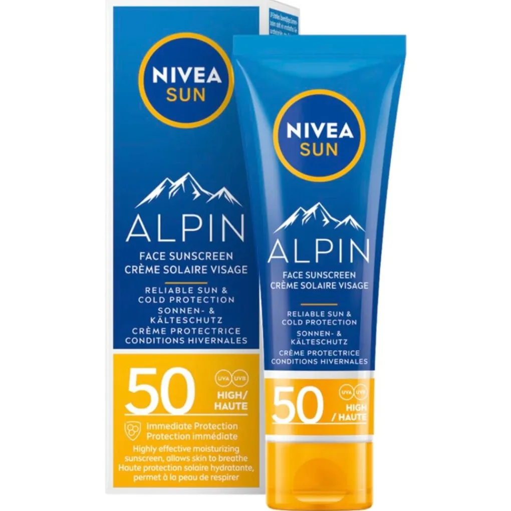 Nivea Sun Alpin SPF50 Face Zonnebrandcrème New