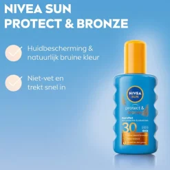 Nivea Sun Protect & Bronze SPF30 Zonnebrandspray Sale