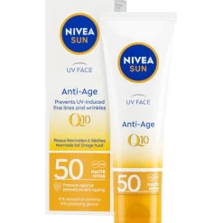 Nivea Sun Uv Face Anti-Age Q10 SPF50 Zonnecrème Hot