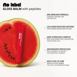 NO LABEL 01 Sheer Neutral Gloss Balm Hot