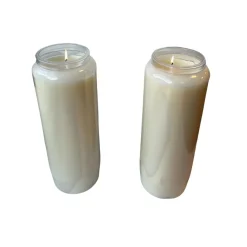 Noveenkaars wit 9 dagen brander Sale