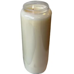 Noveenkaars wit 9 dagen brander Sale