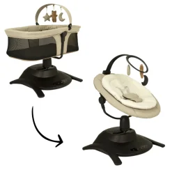 Novi at Home Novi 2-in-1 Stardust Babyswing en Wieg New