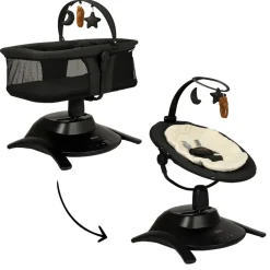 Novi at Home Novi 2-in-1 Stardust Babyswing en Wieg Best