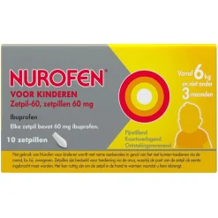 Nurofen voor Kinderen Ibuprofen 60 mg Zetpillen Discount