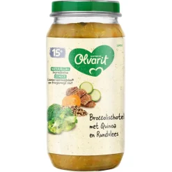 Olvarit Nutricia 15M+ Broccolischotel met Quinoa en Rundvlees Sale