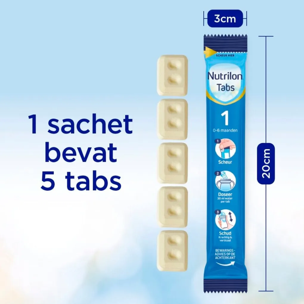 Nutrilon 1 Baby Opvolgmelk 0-6M Tabs Outlet