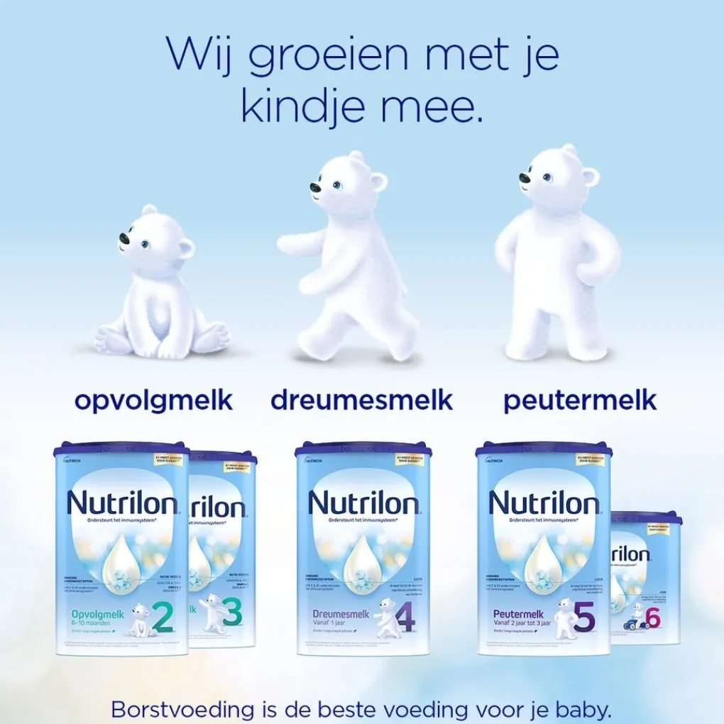 Nutrilon 3 Opvolgmelk Baby Flesvoeding 10-12 maanden