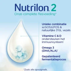 Nutrilon 2 Opvolgmelk Baby Flesvoeding 6-10 Maanden Discount