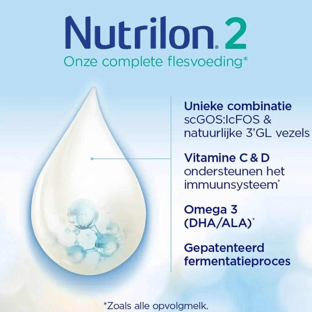 Nutrilon 2 Opvolgmelk Baby Flesvoeding 6-10 Maanden Discount