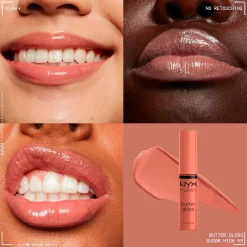NYX Professional Makeup Butter Gloss 45 Sugar High Lipgloss Sale