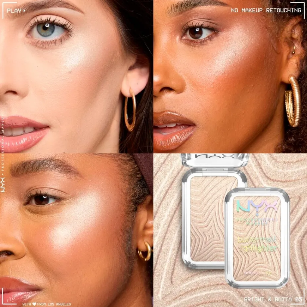 NYX Professional Makeup Buttermelt Birght & Butta 05 Highlighter New