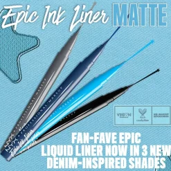 NYX Professional Makeup Epic Ink Liner Midnight Rise 10 Matte Eyeliner New