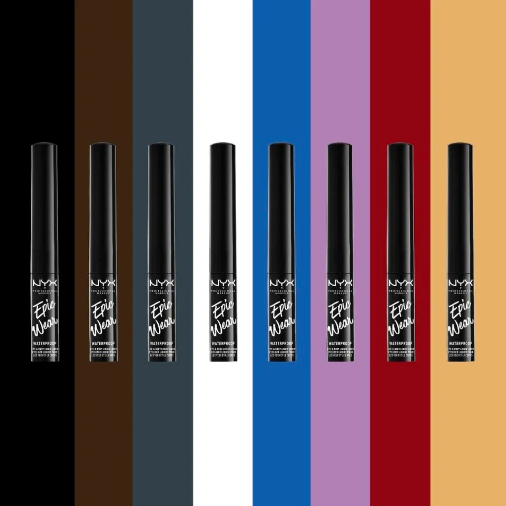 NYX Professional Makeup Epic Wear 01 Black Waterproof Liquid Eyeliner New