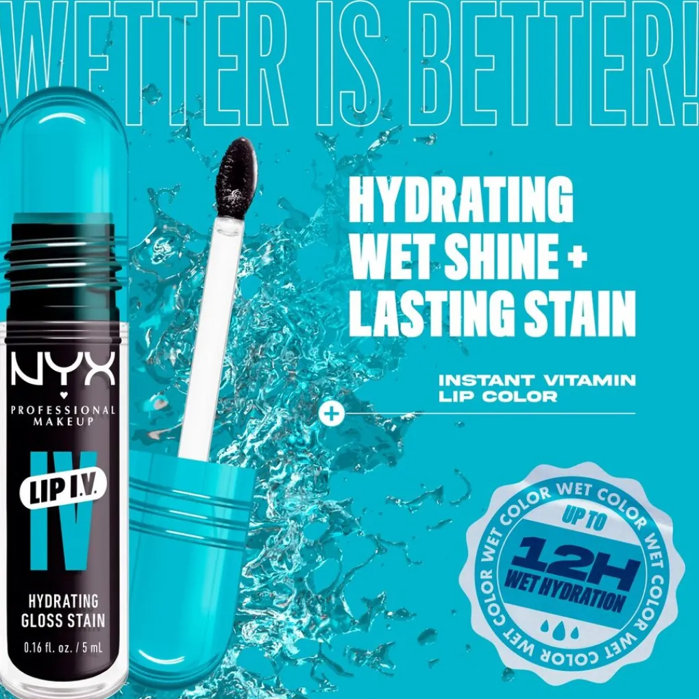 NYX Professional Makeup Lip IV 16 Grape Gushin' Hydraterende Lipgloss Clearance