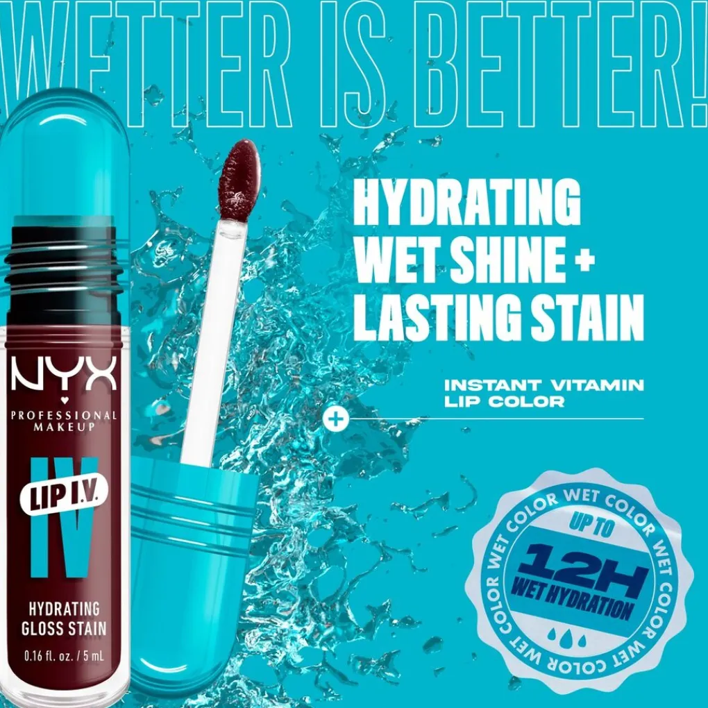 NYX Professional Makeup Lip IV 14 Mauve N' Moist Hydraterende Lipgloss New