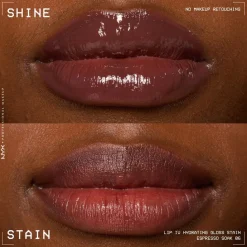 NYX Professional Makeup Lip IV 06 Espresso Soak Hydraterende Lipgloss Clearance