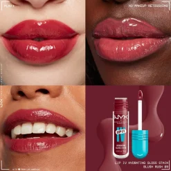 NYX Professional Makeup Lip IV 09 Blush Rush Hydraterende Lipgloss Clearance