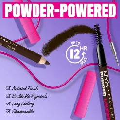 NYX Professional Makeup Powder Louder Deep Brown Brow Pencil Discount