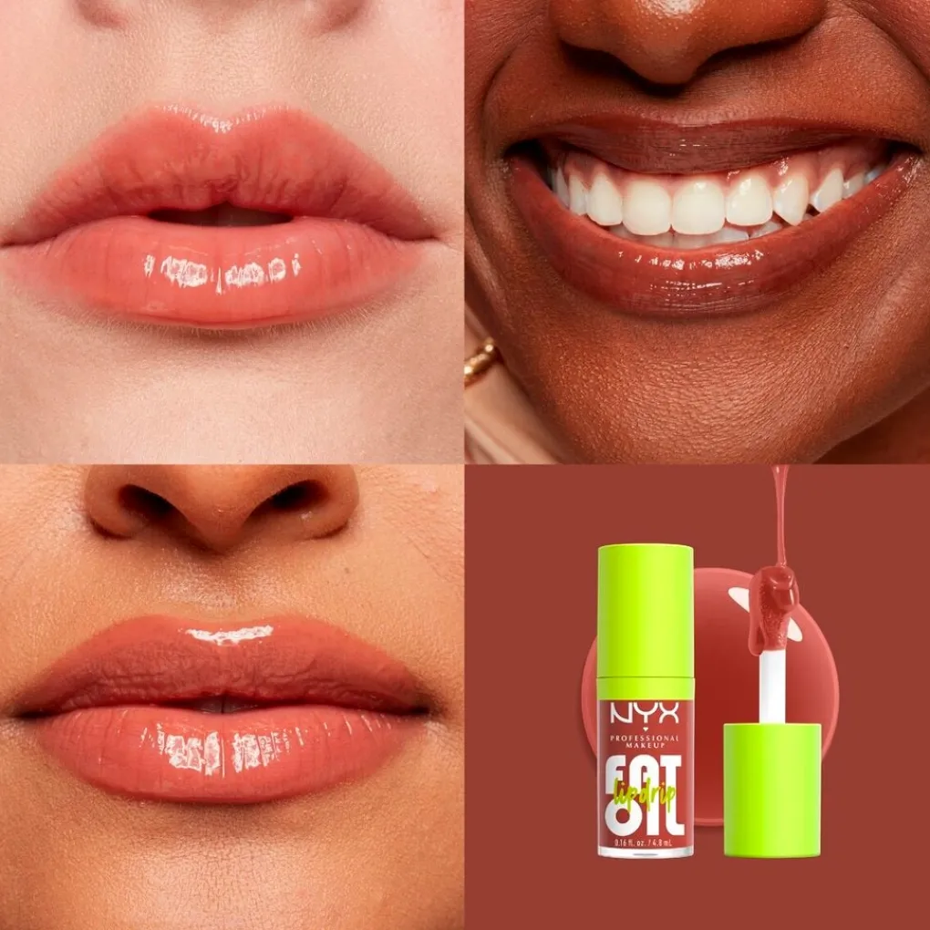 NYX Professional Makeup Splash Of Cream Fat Oil Lip Drip Lipgloss New
