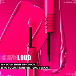 NYX Professional Makeup Shine Loud SHLP16 Goal Getter Lipstick Clearance