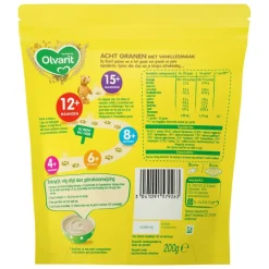 Olvarit 12+M Acht Granen Vanille Ontbijtpap Discount