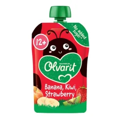 Olvarit 12+M Banaan Kiwi Aardbei Knijpfruit New