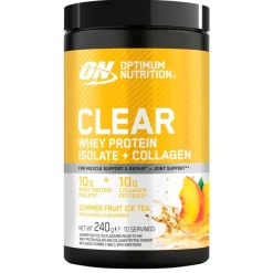 Optimum Nutrition Clear Summer Fruit Ice Tea Whey Protein Isolate + Collagen Best