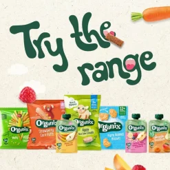 Organix Bio 4M+ Appel en Aardbei Knijpzakje Online