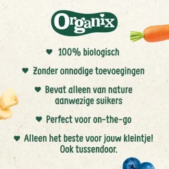 Organix Bio Peer & Framboos 6+M Knijpfruit Sale