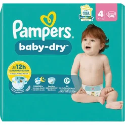 Pampers Baby-Dry Maat 4 Luiers Hot
